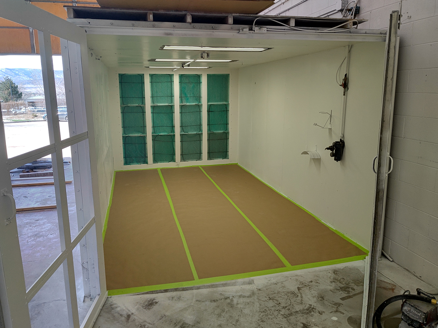 Kitchen Cabinet Paint Booth